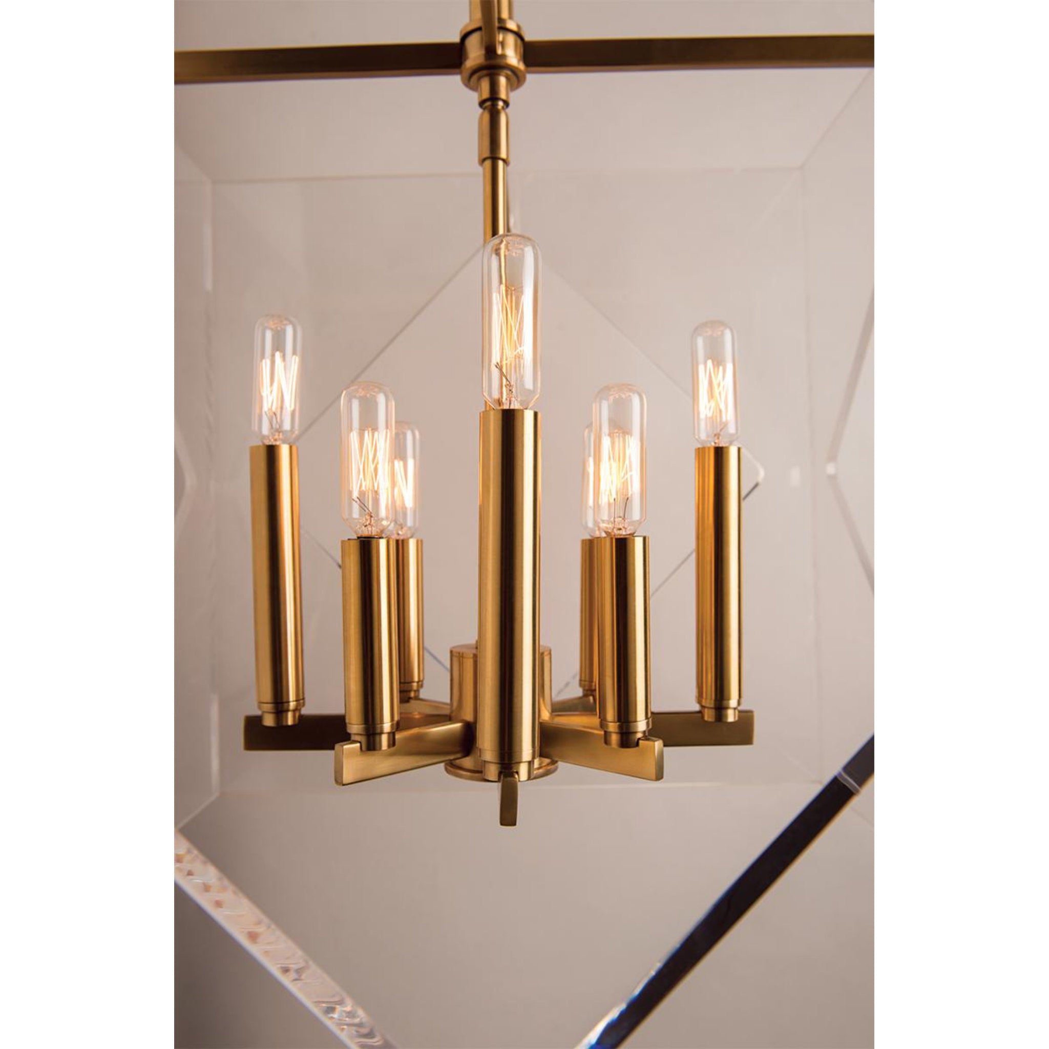 Travis 8-Light Chandelier in Polished Nickel 24L x 24W x 32H