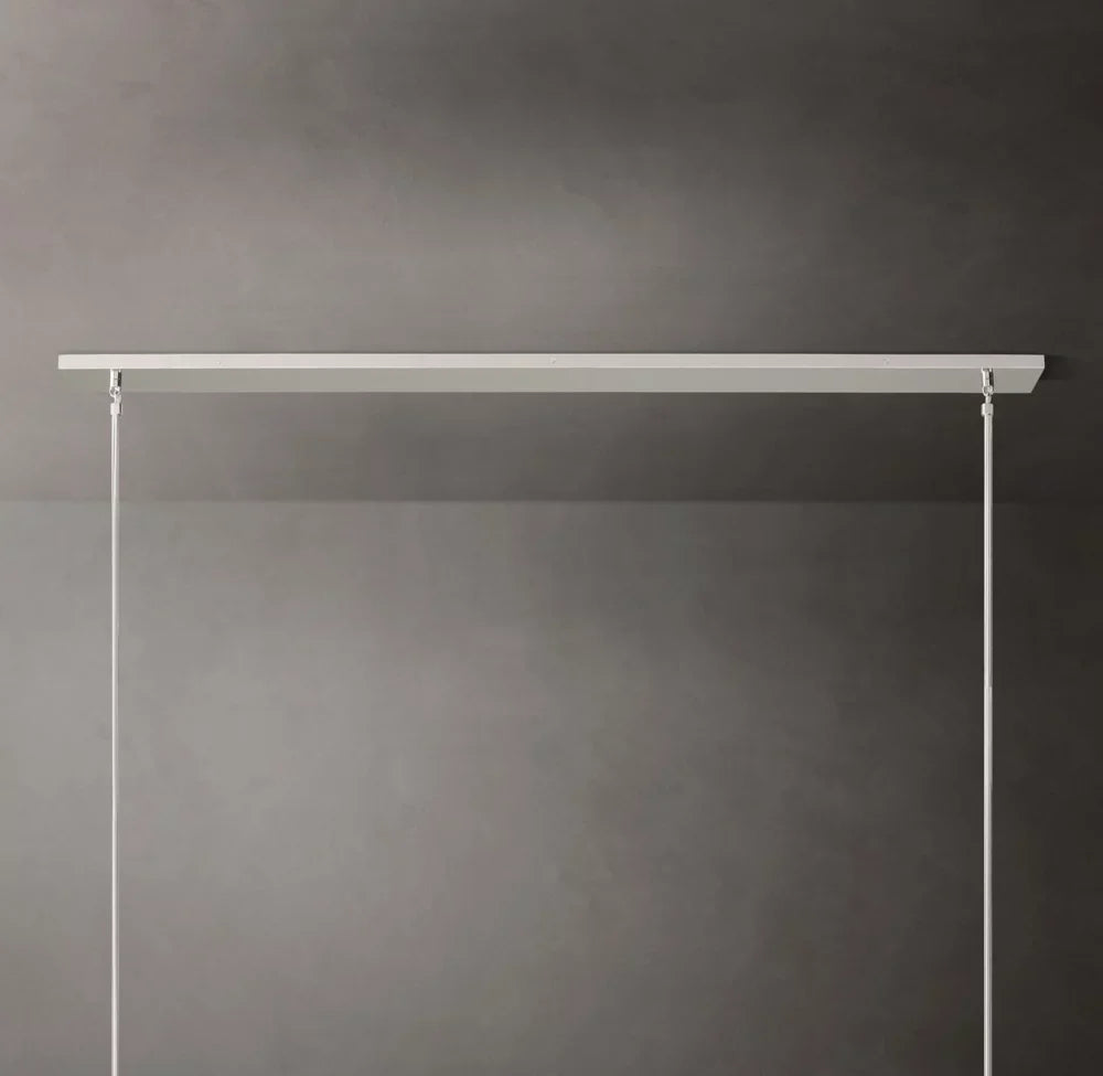 Boule De Cristal Clear Glass Linear Chandelier 60"