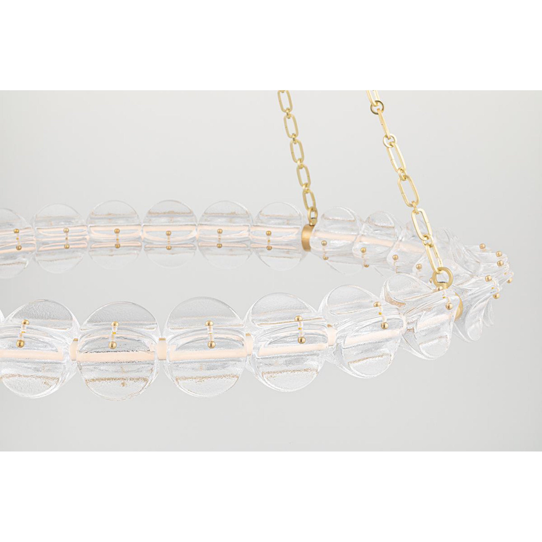 Lindley 1-Light Chandelier in Polished Nickel 54.5L x 54.5W x 4.625H