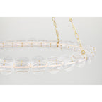 Lindley 1-Light Chandelier in Polished Nickel 40L x 40W x 4.625H