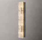 Lattice Clear Glass Grand Sconce