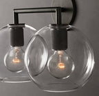 Utilitaire Globe Shade Double Sconce