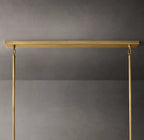Chiara Smoke Glass Tiered Rectangular Chandelier 74"