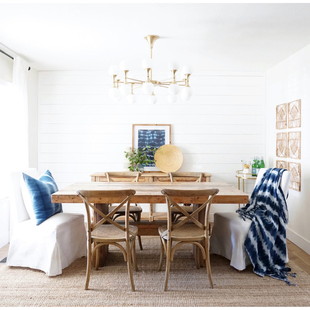 Astoria 20-Light Chandelier in Aged Brass 36L x 36W x 13.5H