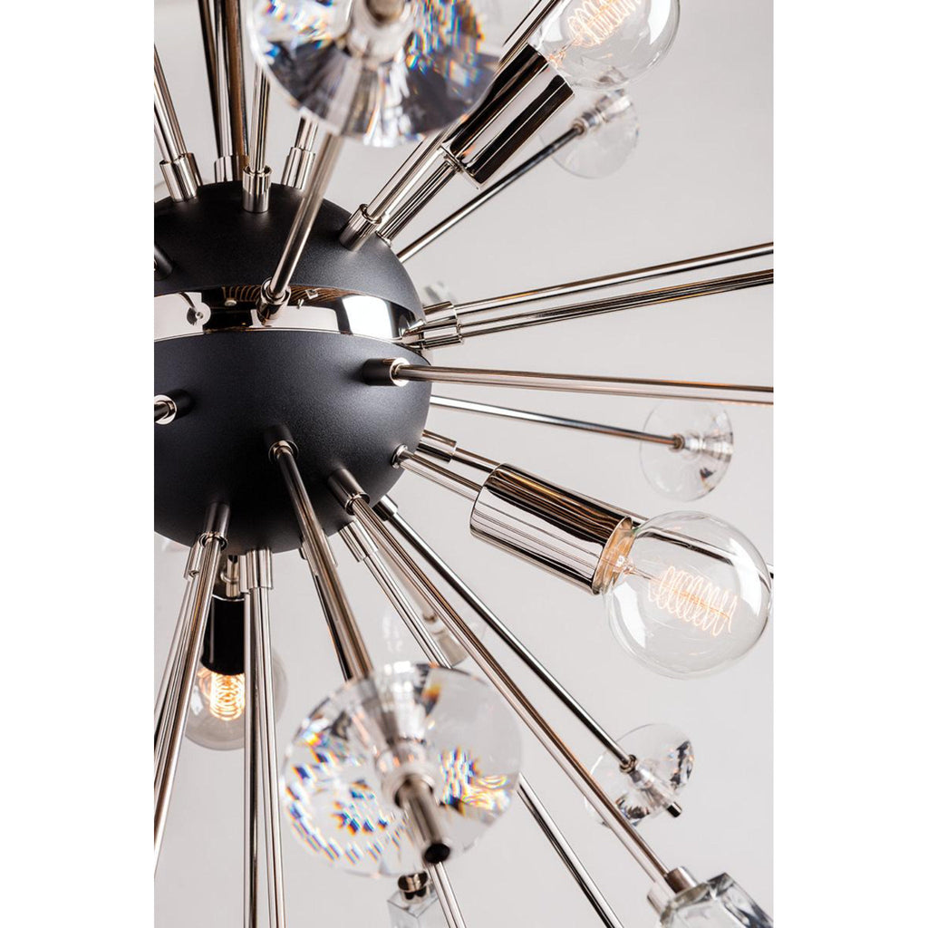 Liberty 6-Light Chandelier in Aged Brass 32L x 32W x 32H