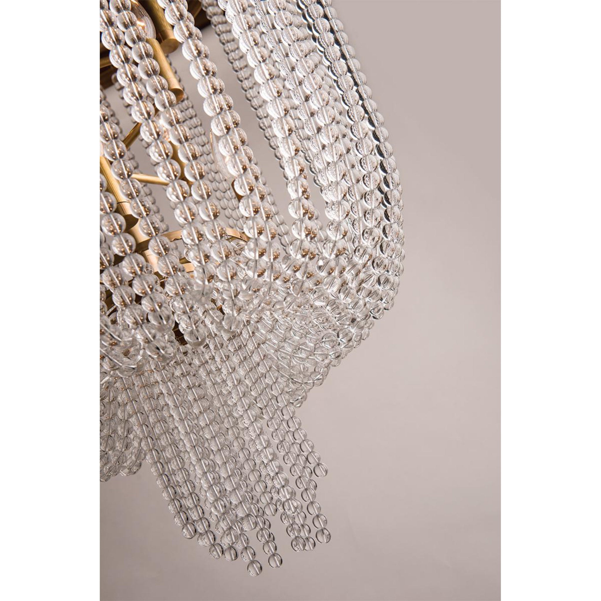 Royalton 6-Light Chandelier in Aged Brass 18.25L x 18.25W x 27.75H