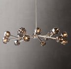 Boule De Cristal Smoke Glass Round Chandelier 48"
