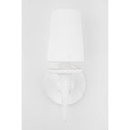 Torch 8-Light Chandelier in White Plaster 48L x 48W x 30.5H