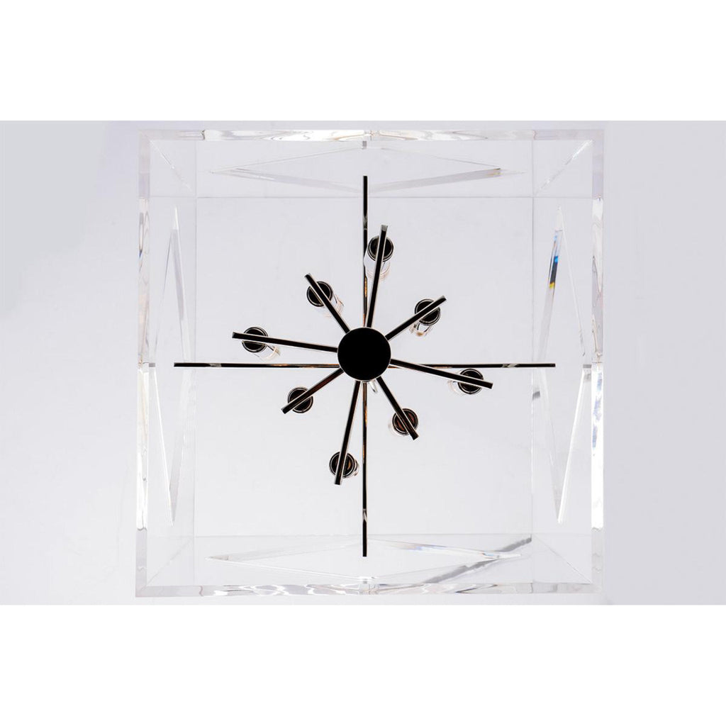 Travis 8-Light Chandelier in Aged Brass 24L x 24W x 32H