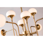 Fleming 24-Light Chandelier in Aged Brass 45.75L x 45.75W x 36H