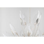 Blossom 20-Light Chandelier in Silver Leaf 40.5L x 40.5W x 26.75H