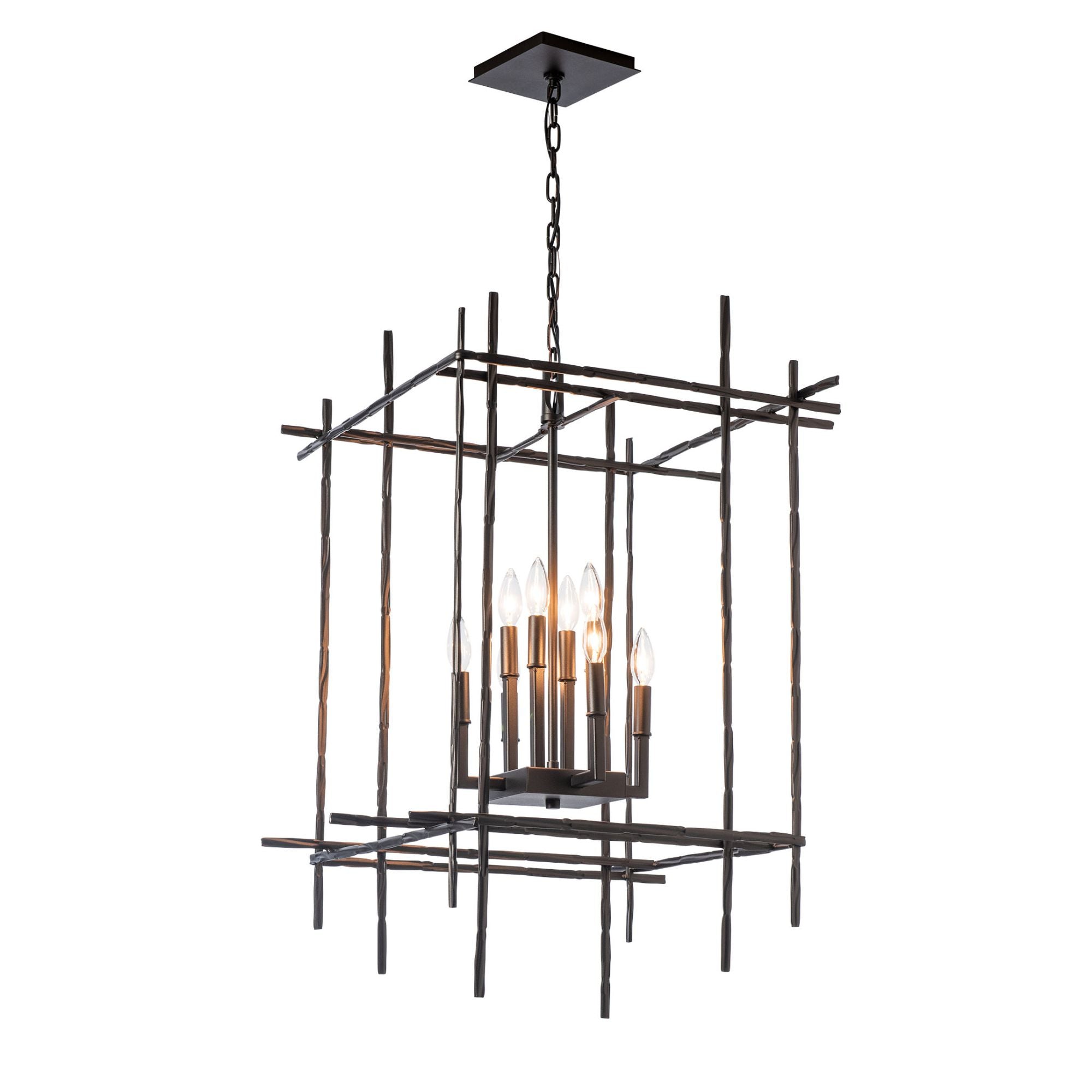 Tura 8-Light Large Chandelier 8-Light in Oil Rubbed Bronze