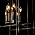 Tura 8-Light Large Chandelier 8-Light in Oil Rubbed Bronze