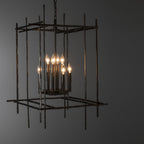 Tura 8-Light Large Chandelier 8-Light in Oil Rubbed Bronze