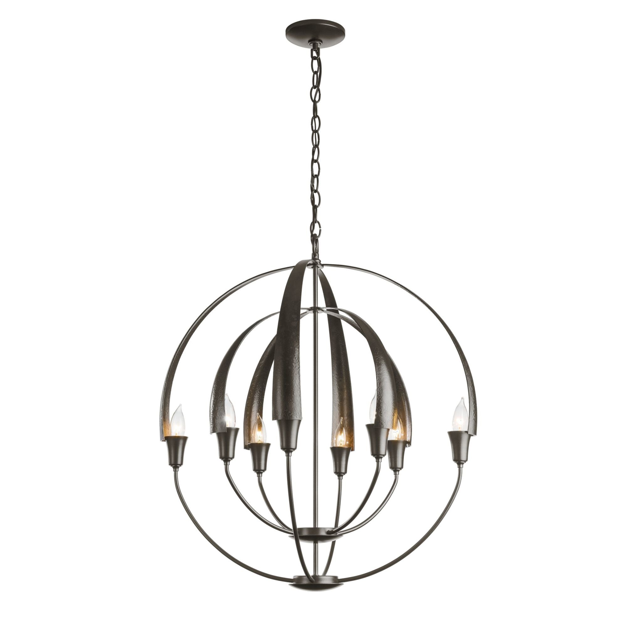 Double Cirque Chandelier 8-Light in Oil Rubbed Bronze