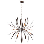 Dahlia Chandelier 6-Light in Dark Smoke
