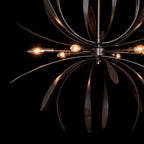 Dahlia Chandelier 6-Light in Dark Smoke
