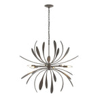 Dahlia Chandelier 6-Light in Dark Smoke