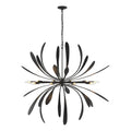 Dahlia Large Chandelier 10-Light in Black