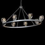 Gatsby 8-Light Chandelier 8-Light Crystal in Sterling