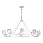Gatsby 8-Light Chandelier 8-Light Crystal in Sterling