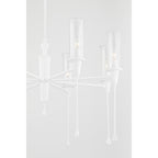 Chisel 8-Light Chandelier in Black Iron 31.75L x 31.75W x 20.25H