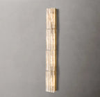 Lattice Clear Glass Grand Sconce