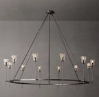 Torche De Verre Round Chandelier 70"