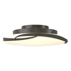 Flora LED Flush Mount LED Opal Glass (GG) in Dark Smoke
