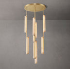 Audubon Alabaster Round Chandelier 24"