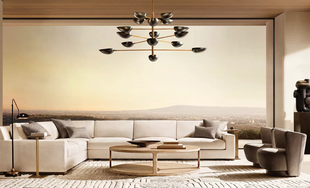 Graphic Chandelier 70"
