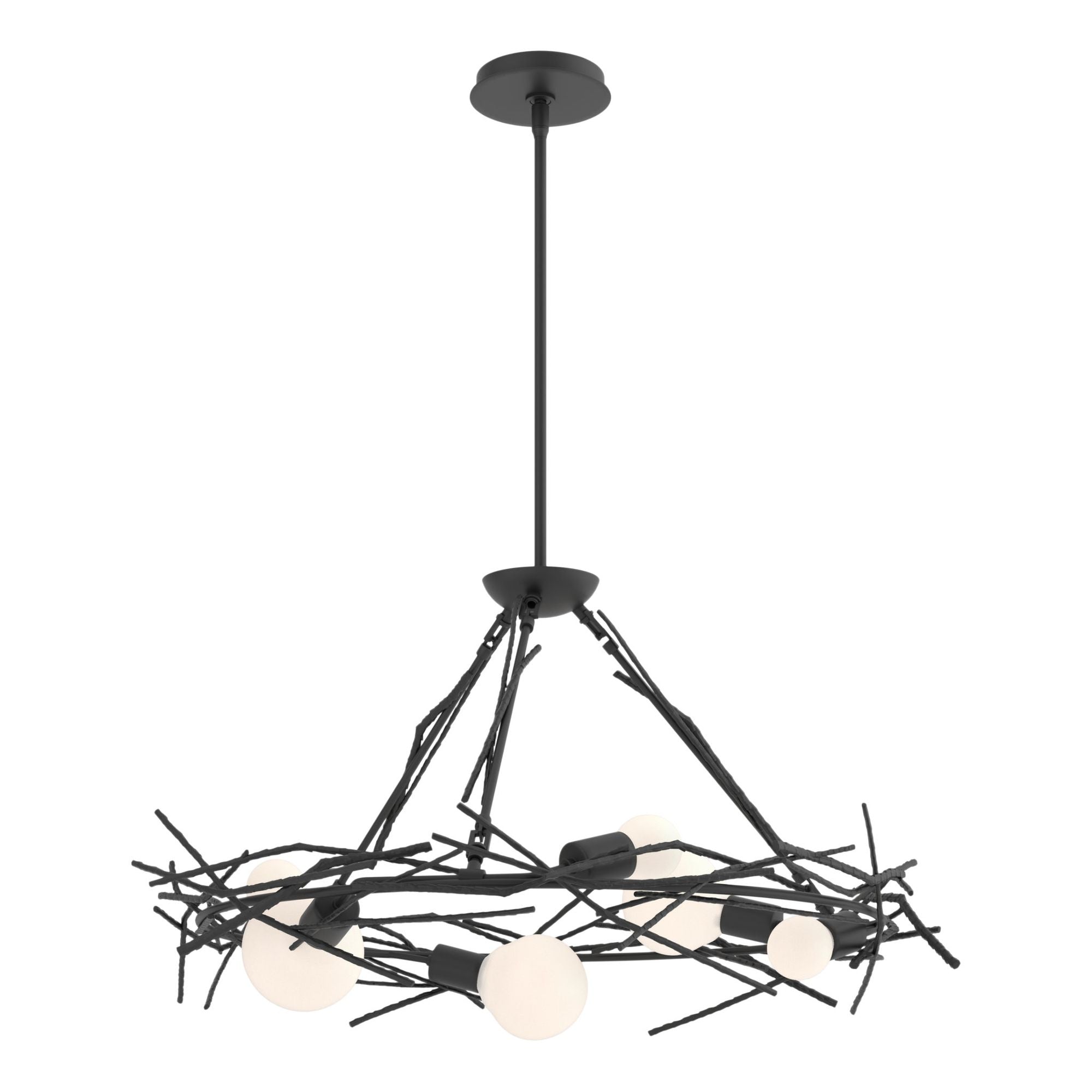 Brindille 6-Light Circular Pendant 6-Light in Black