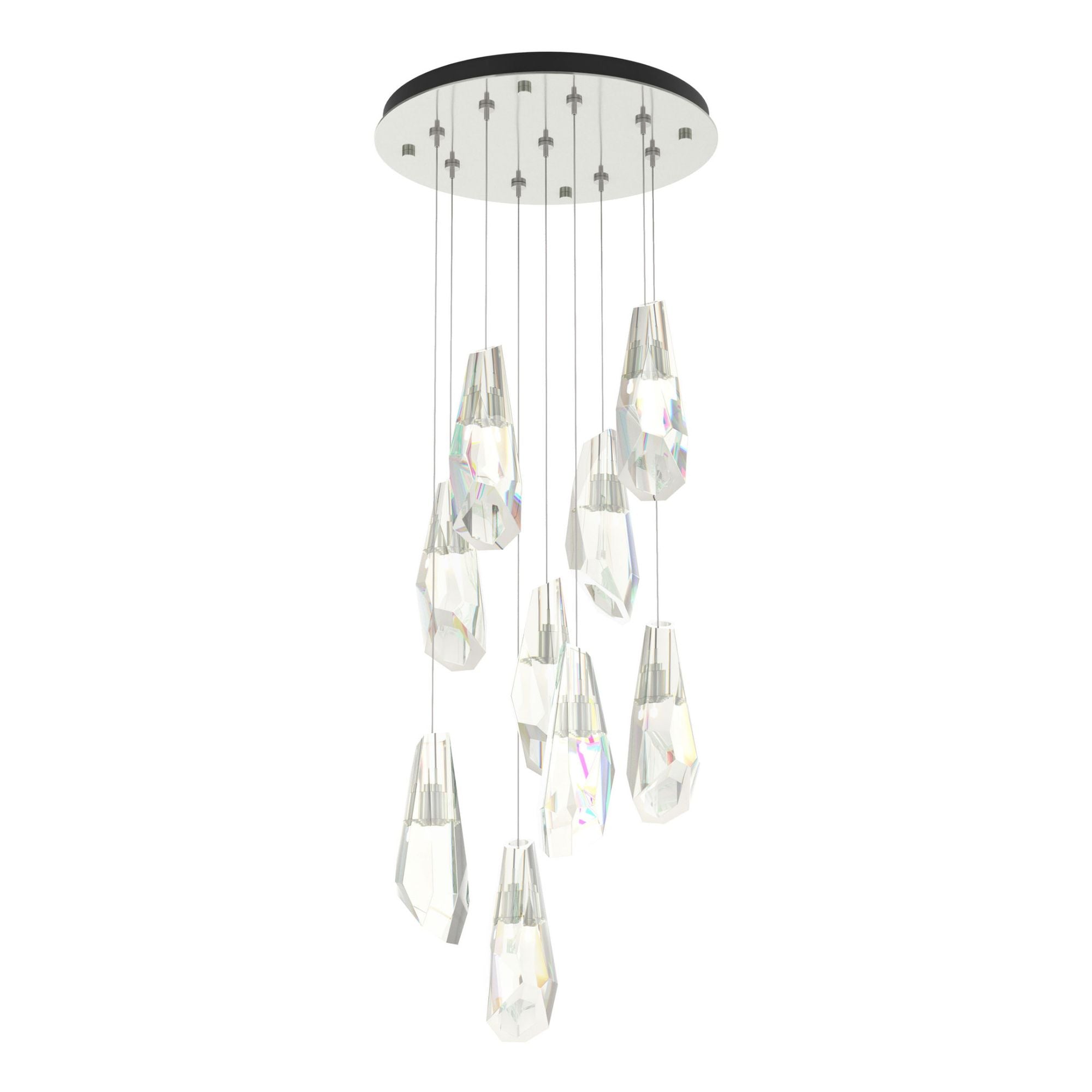 Luma 9-Light Large Crystal Pendant 9-Light Crystal in Sterling