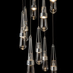 Link 9-Light Clear Glass Pendant 9-Light Clear Glass (ZM) in Sterling