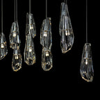 Luma 10-Light Large Crystal Pendant 10-Light Crystal in Sterling