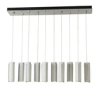 Exos Glass 10-Light Pendant 10-Light Opal Glass (GG) in Sterling
