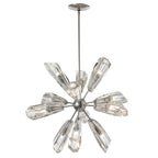 Luma 12-Light Starburst Pendant 12-Light Crystal in Sterling