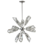 Luma 12-Light Starburst Pendant 12-Light Crystal in Sterling