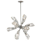 Luma 12-Light Starburst Pendant 12-Light Crystal in Sterling