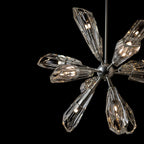 Luma 12-Light Starburst Pendant 12-Light Crystal in Sterling