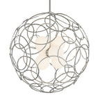 Olympus Orb Pendant 6-Light Opal Glass (GG) in Sterling