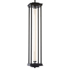 Athena 1-Light Large LED Lantern LED Clear Glass (ZM) in Oil Rubbed Bronze