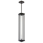 Athena 1-Light Large LED Lantern LED Clear Glass (ZM) in Oil Rubbed Bronze