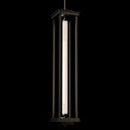 Athena 1-Light Large LED Lantern LED Clear Glass (ZM) in Oil Rubbed Bronze