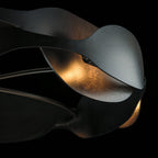 Waves Pendant 6-Light in Dark Smoke