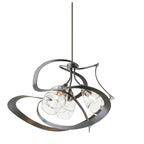 Nest Pendant 3-Light Clear Glass (ZM) in Dark Smoke