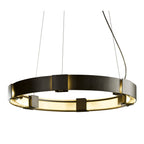 Aura Pendant 6-Light Clear Glass (ZM) in Dark Smoke