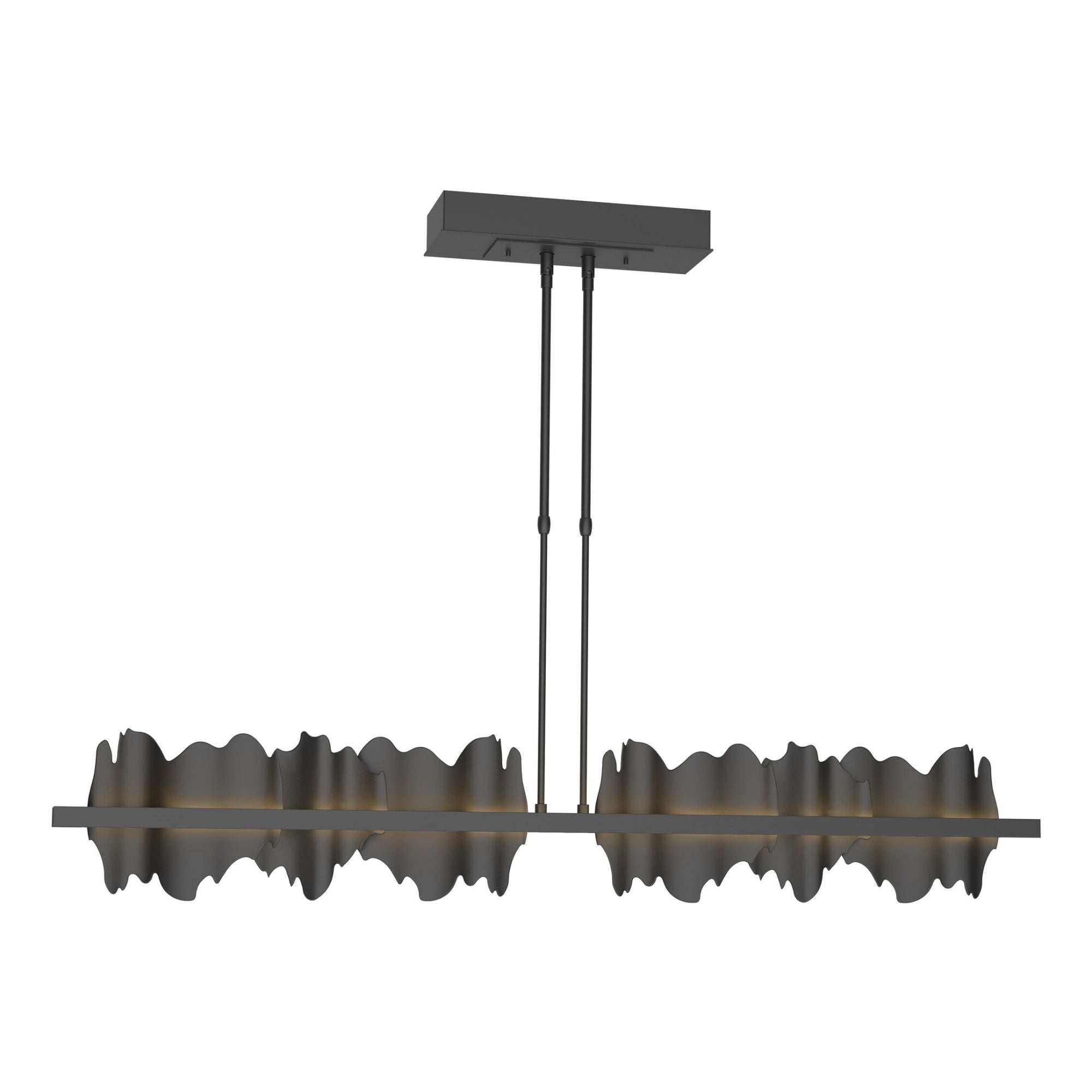 Hildene Large LED Pendant Black Accent LED in Black