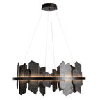 Ardesia Circular LED Pendant Slate LED in Black