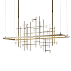 Spring LED Pendant LED Clear Bubble Glass (YG) in Dark Smoke
